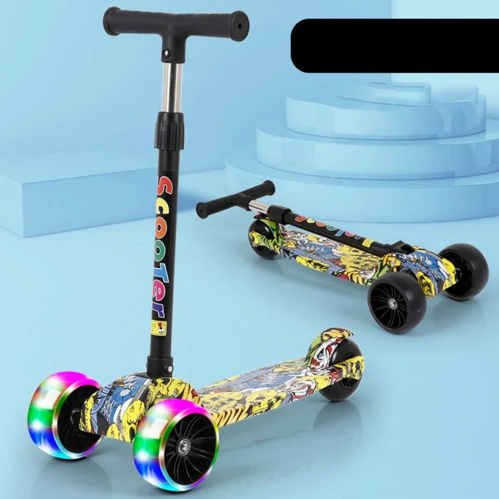 Trotinete para Crianças com Rodas LED e altura ajustável Trotinete para Crianças com Rodas LED e altura ajustável